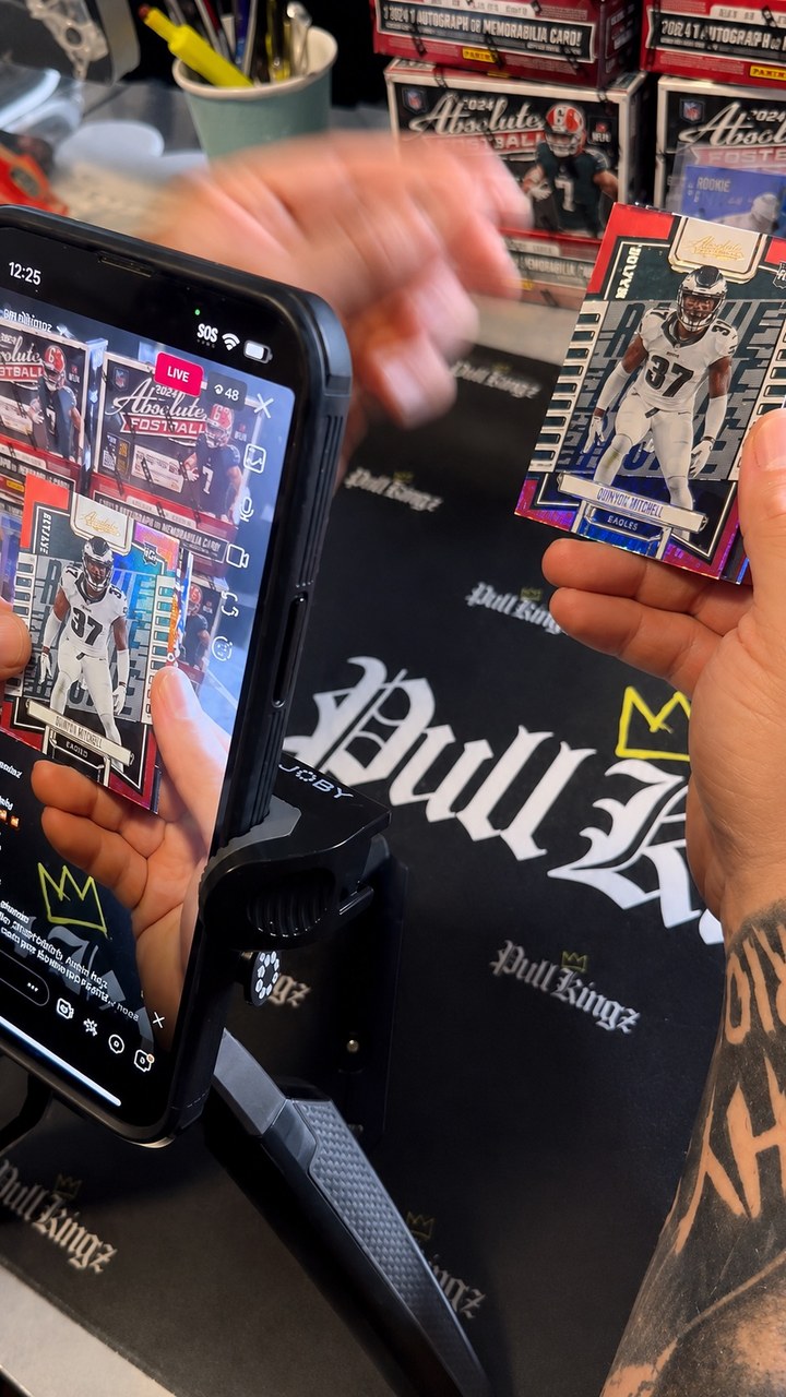 Pull Kingz live break on Whatnot — streaming a fresh pull from the phone
