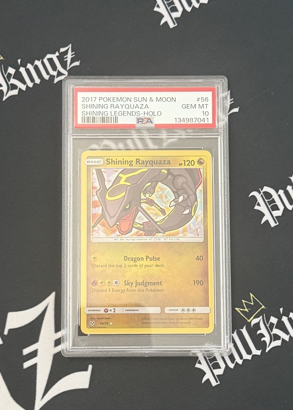 Shining Rayquaza 2017 Pokemon Shining Legends Holo #56 PSA 10