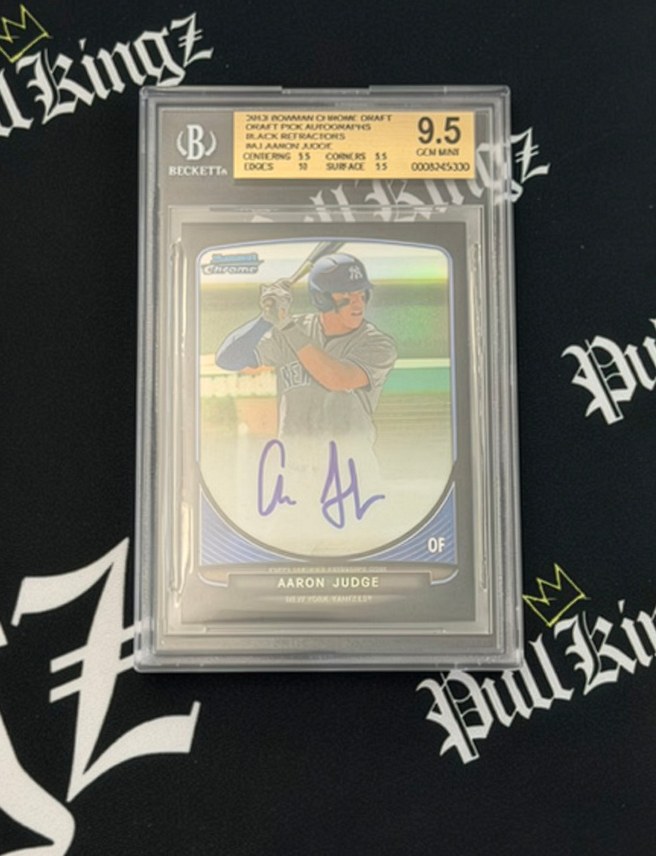 Aaron Judge 2013 Bowman Chrome Black Refractor autograph BGS 9.5