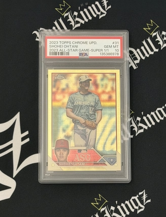 Shohei Ohtani 2023 Topps Chrome Update All-Star Game SuperFractor 1/1 PSA 10