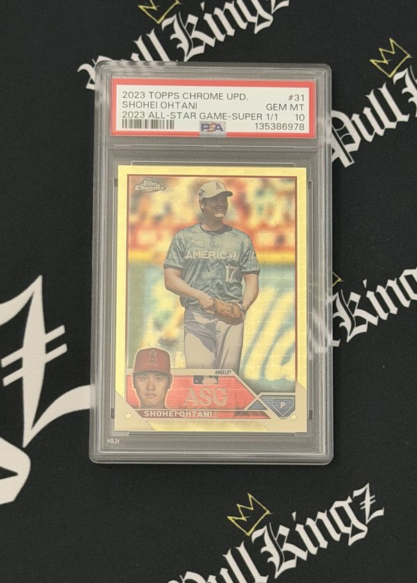 Shohei Ohtani 2023 Topps Chrome All-Star Game Superfractor 1 of 1 PSA 10