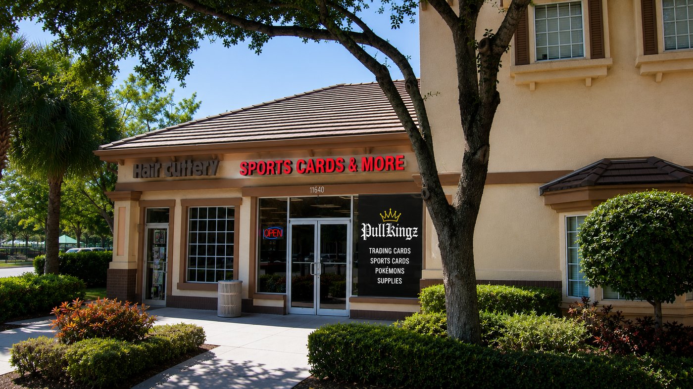 Pull Kingz Hobby storefront — 11640 W Palmetto Park Rd, Boca Raton, FL 33428